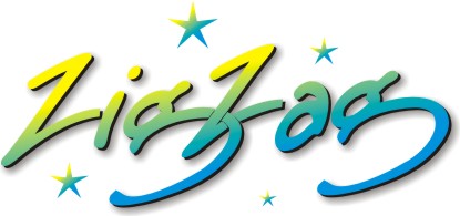 the Logo of Zig Zag Community Arts in cursive font