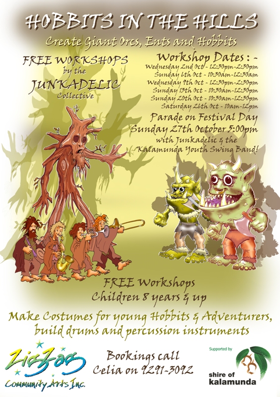 Poster and concept for 2013 Parade Float Workshop