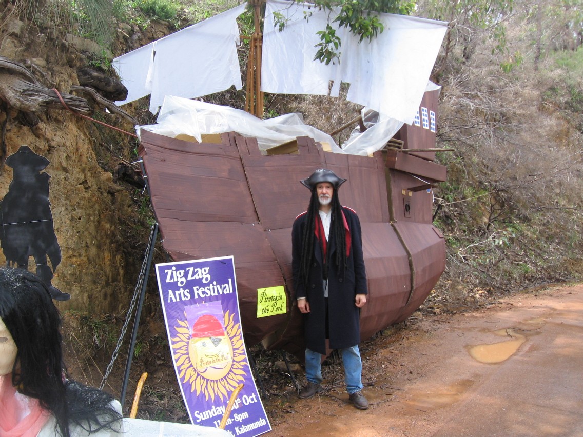 Pirate Ship "Stirk Barque" run aground on the Gooseberry Hill Zig Zag